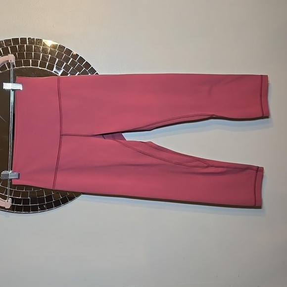 Lululemon Align Nulu High-Rise Crop 17" Yoga Leggings In Chianti - Picture 2 of 9